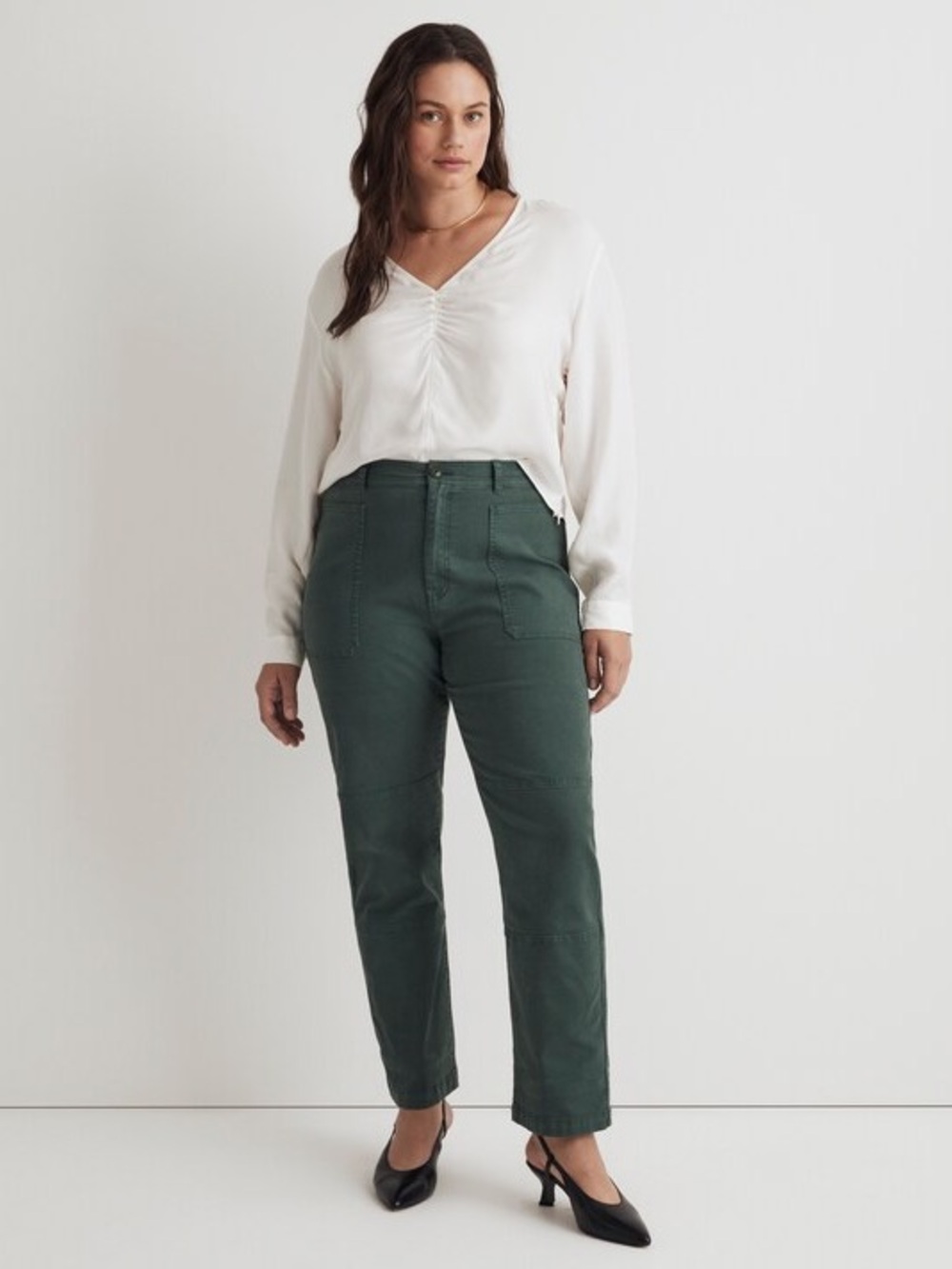 Madewell ‘90s Straight Utility Pant - Picture 2 of 6